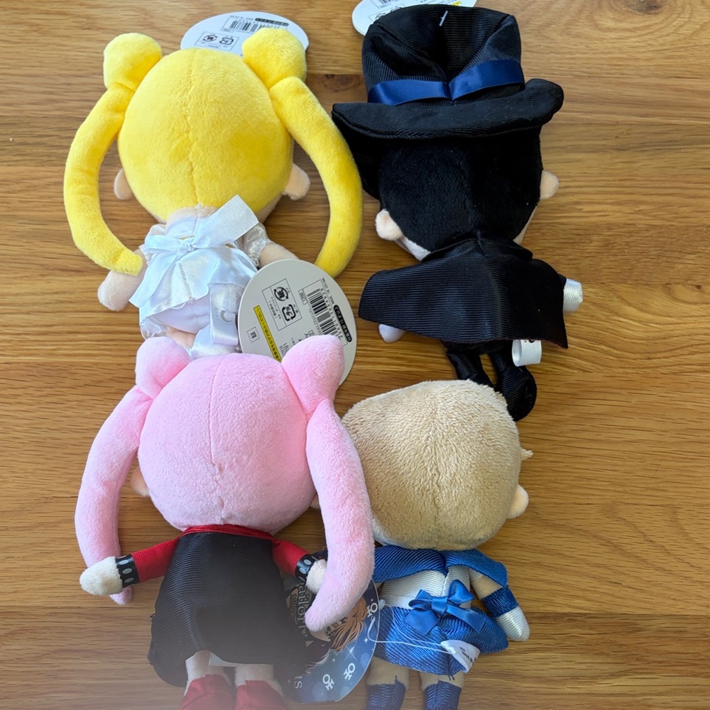 Sailor Moon Bandai 20th Anniversary Plush Lot - Picture 5 of 5